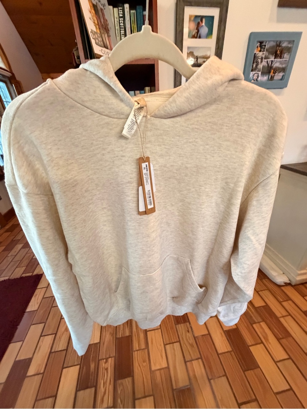 SKIMS Light Cream Pullover with Hood